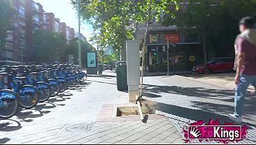 Hot MILF teaching sex to a young stud. Emmita Smiles fucks on FAKings